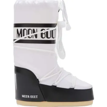 Dámská zimní obuv Zimní obuv MOON BOOT ICON NYLON, BLACK/WHITE - 27/30