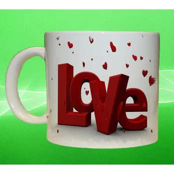 hrnek Svatý Valentýn LOVE 450 ml (hrneček valentýnský pro zamilované)