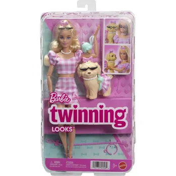 Panenka Mattel Barbie® Twinning Looks Styl pro dva - Mašle, JFP36