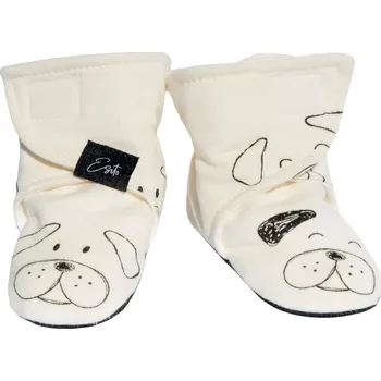 Capáčky Esito (ušito v ČR) Bavlněné capáčky motiv TLAPKA vel. 1: vnitřní délka stélky 11 cm