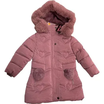 Dívčí bunda Stón Dívčí zimní bunda s kožešinou 25670 Rozměr: 104