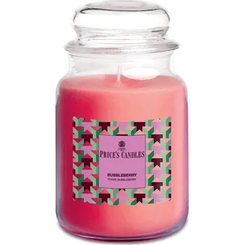 Svíčka Price’s Price's MAXI vonná svíčka ve skle Bubbleberry - hoření 130h