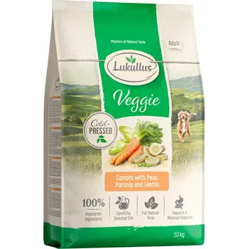 Krmivo pro psa 2x10kg Lukullus Veggie (lisované za studena) nová receptura granule pro psy