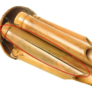 Bambusová zvonkohra II Třída (Sleva Prasklá trubka nebo poškozená skořepina kokosového ořechu)