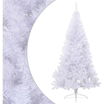 Vánoční stromek Umělý poloviční vánoční stromek se stojanem růžový 150 cm PVC