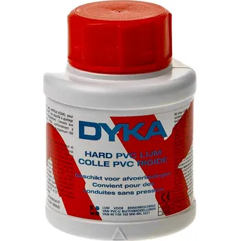 Průmyslové lepidlo Lepidlo PVC DYKA 250 ml červené