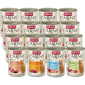 Krmivo pro kočku ANIMONDA Cat Carny Adult Mix příchutí 12x400g