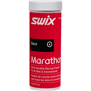 Lyžařský vosk Skluzný vosk Swix Marathon Powder Black 25g