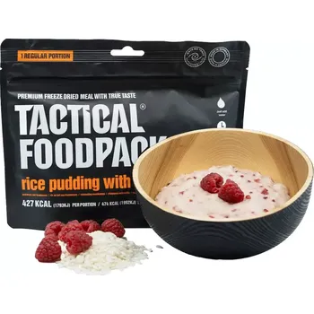 jídlo na cestu Tactical Foodpack Rýžová kaše s malinami