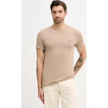 Tričko Tommy Hilfiger MW0MW10800 béžová 08X, vel. M