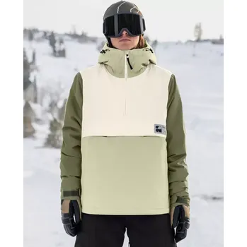 Bunda ARMADA ROSALIE 2L Insulated Anorak Jacket Macha Olive Cream velikost M