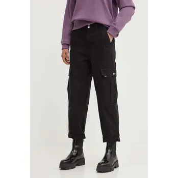 Bavlněné kalhoty Vans VN000GWNBLK1 černá 99X, vel. L