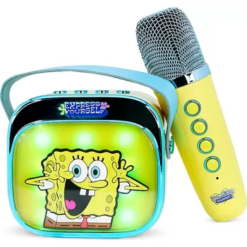 OTL Technologies SpongeBob PopSing LED Karaoke Speaker with Mic