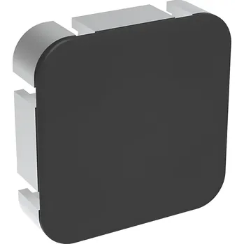 Stavební profil Alusic Záslepka profilu AC 45-8, 90x90, kulatá, černá