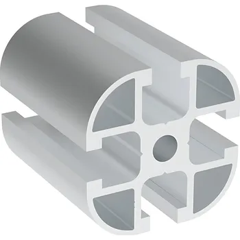 Stavební profil Alusic Hliníkový profil AC 45-8, 45x45, kulatý