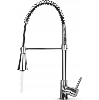 Vodovodní baterie Stojánková kuchyňská baterie Focus Sanitar Focus Sanitär stříbrná