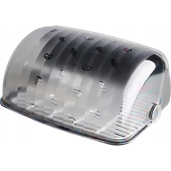 chlebník Chlebník jednodílný Berossi bezbarvý, černý plast