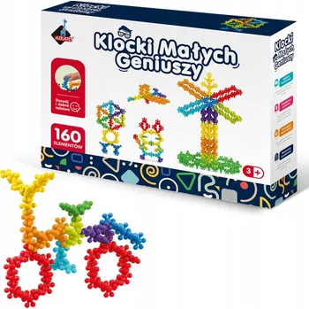 ostatní stavebnice STAVEBNICE MALÝCH GÉNŮ KVĚTINY KULIČKY - 160 DÍLKŮ PRO UČENÍ A ZÁBAVU