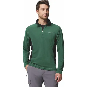 Pánské oblečení Columbia Klamath Range™ II Half Zip M 1352472375 - rain forest/black S