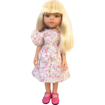 Doplněk pro panenku Šaty pro panenku Paola Reina a Minikane 32 cm By Loli - Fly short Meadow