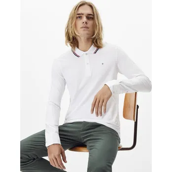 Pánské oblečení Celio Polo tričko Necetwoml 1072380 Bílá S