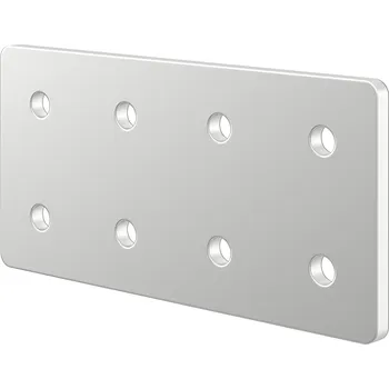 Stavební profil Alusic Spojovací deska s 8 otvory pro profily 45x90 a 90x90