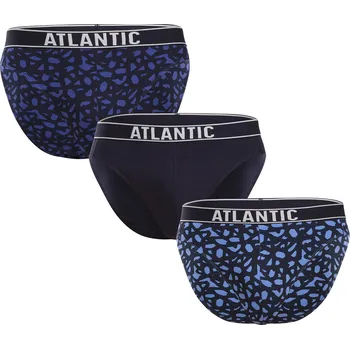 Slipy 3PACK pánské slipy Atlantic vícebarevné (3MP-151) L Možnost vrácení zboží ZDARMA do 120 dnů!