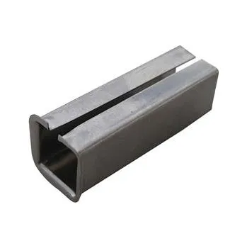 Redukce, vyrovnávací pouzdro z 8 na 8,5 mm, pozink. s drážkou a lemem