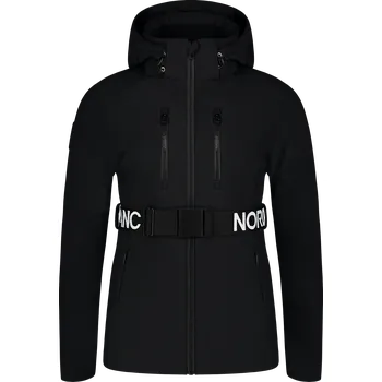 Černá dámská softshellová lyžařská bunda APRES-SKI - 44