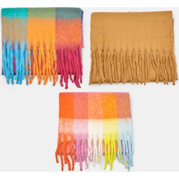 Šála Baťa dámská šála vícebarevné, vel. Žlutá