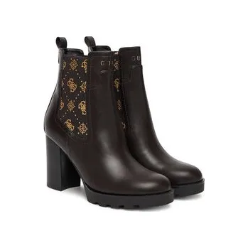 Dámské kozačky Polokozačky Guess FLFNLL ELE10 Hnědá 38