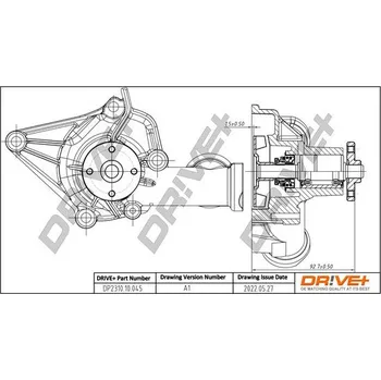 Chladič motoru Vodní čerpadlo, chlazení motoru DRIVE+ DP2310.10.045