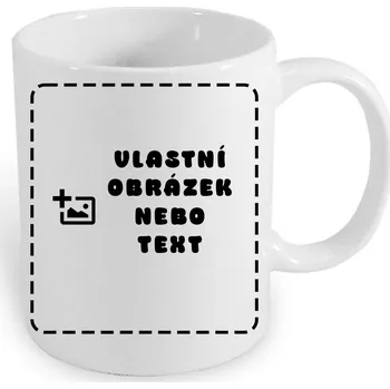 Hrnek s vlastní fotkou, potiskem 300 ml 1 ks bílá