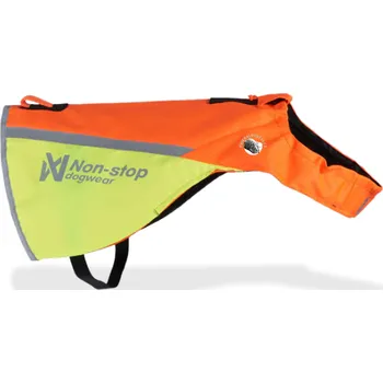 Obleček pro psa Non-stop Dogwear Reflexní vesta Plášť Protector Cover 2.0 Oranžovo-žlutá Velikost: S
