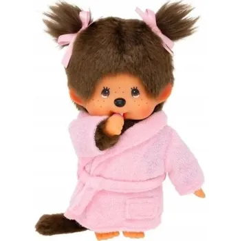 plyšák Monchhichi Mončiči holka v županu 20cm