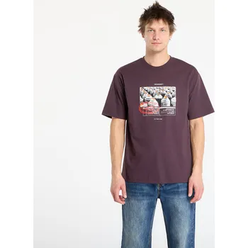 Pánské tričko Tričko Vans Style Tips SS Tee Dark Port XL