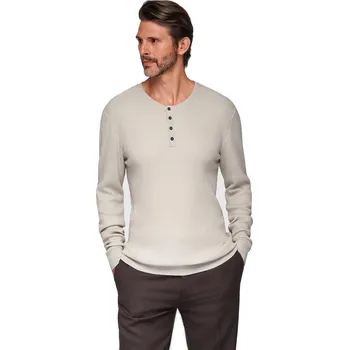 Pánský svetr Pánský svetr OMBRE-Sweater OM-SWSW-0183 V-3ight grey Šedá L