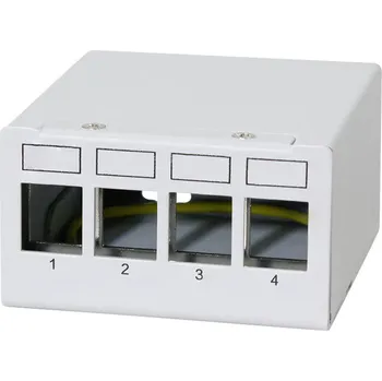 Patch panel LogiLink NK4090 patch panel CAT 6A šedobílá (RAL 7035)