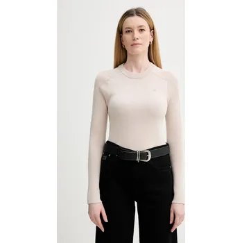 Pánský svetr Vlněný svetr G-Star Core D27712.B692 béžová 01X, vel. XL