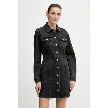 Dámské oblečení Džínové šaty Calvin Klein Jeans LV047D775G černá 99X, vel. S