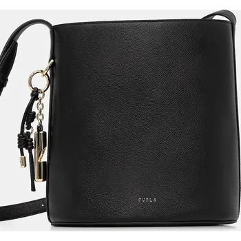 Kabelka Kožená kabelka Furla WB01875.ARE000.O6000 černá 99X, vel. ONE SIZE