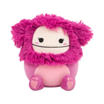 plyšák SQUISHMALLOWS Růžový Bigfoot - Nanette, 13 cm
