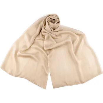 Deštník Letní šátek / šála melír viskózový 80x210 cm béžová světlá 1 ks