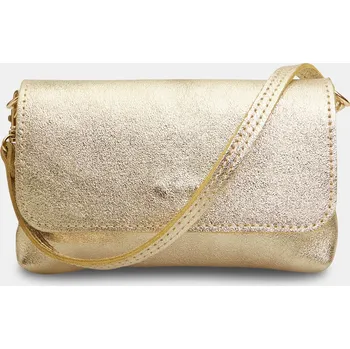 Kabelka Baťa kožená metalická crossbody kabelka