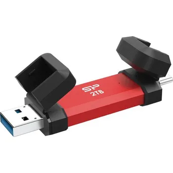 USB flash disk Silicon Power DS72 2TB, červená SP002TBUC3S72VPR