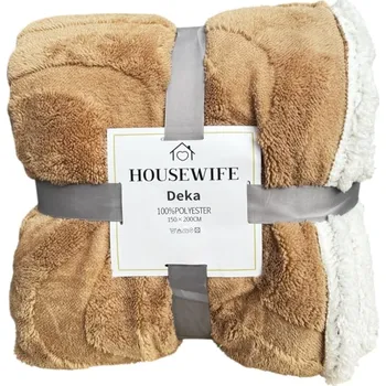 deka Luxusní beránková deka z mikroplyše NESTIVE 150x200 cm, béžová 200 x 230 cm