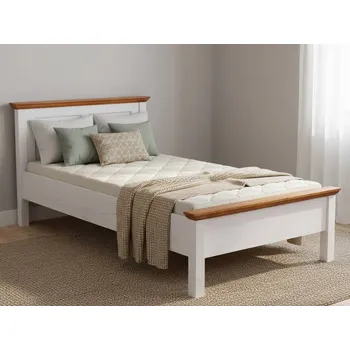 Komoda Rustikální postel Sweet Home ACC1 120x200cm Barevné provedení: Bílá - dub tmavý vosk