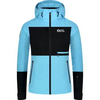 Světle modrá dámská lyžařská bunda ICEFALL - 34