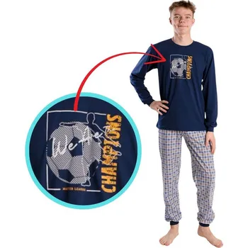 Chlapecké pyžamo Chlapecké pyžamo Betty Mode Champions tmavě modré