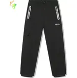 Dětské softshellové kalhoty zateplené Kugo HK5066 černé